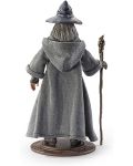 Figurina de actiune The Noble Collection Movies: The Lord of the Rings - Gandalf (Bendyfigs), 19 cm - 3t