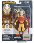 Figurină de acțiune The Noble Collection Animation: Avatar: The Last Airbender - Aang (Bendyfig), 18 cm - 7t