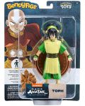 Figurină de acțiune The Noble Collection Animation: Avatar: The Last Airbender - Toph (Bendyfig), 17 cm - 7t