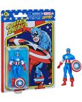 Hasbro Marvel: Captain America - Căpitanul America (Legendele Marvel) (Colecția Retro), 10 cm - 2t