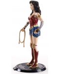 Figurina de actiune The Noble Collection DC Comics: Wonder Woman - WW84 (Bendyfigs), 19 cm - 3t