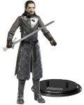 Figurină de acțiune The Noble Collection Television: Game of Thrones - Jon Snow (Bendyfigs), 18 cm - 2t