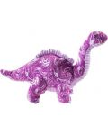 Jucărie de pluș ecologică Heunec - Dinozaur mov, 43 cm - 1t