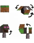 Figurină de acțiune Mattel Games: Minecraft - Enderman & Grass Block (Flippin Figs) - 2t