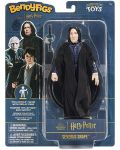 Figurină de acțiune The Noble Collection Movies: Harry Potter - Severus Snape (Bendyfig), 19 cm - 7t
