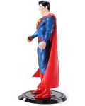 Figurina de actiune The Noble Collection DC Comics: Superman - Superman (Bendyfigs), 19 cm - 3t