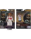 Figurina de actiune The Noble Collection Movies: Annabelle - Annabelle (Bendyfigs), 19 cm	 - 5t