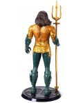 Figurina de actiune The Noble Collection DC Comics: Aquaman - Aquaman (Bendyfigs), 19 cm - 4t