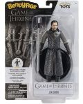 Figurină de acțiune The Noble Collection Television: Game of Thrones - Jon Snow (Bendyfigs), 18 cm - 8t
