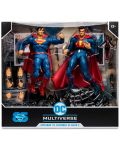 Figurină de acțiune McFarlane DC Comics: Multiverse - Superman vs Superman of Earth-3 (Gold Label), 18 cm - 10t