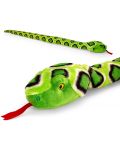 Jucărie de pluș ecologică Keel Toys Keeleco - Șarpe, 100 cm, asortiment - 3t