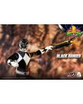 Figurina de actiune ThreeZero Television: Might Morphin Power Rangers - Black Ranger, 30 cm	 - 7t