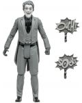 Figurină de acțiune McFarlane DC Comics: Batman - The Joker '66 (Black & White TV Variant), 15 cm - 7t