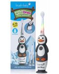 Periuţă de dinţi electrică Brush Baby - Wild Ones, Pinguin - 5t