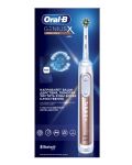 Periuță de dinți electrică OralB - GeniusX Rosegold 6/21/6, auriu - 3t