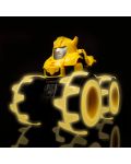 Jucărie electronica Tomy - Monster Treads, Bumblebee, cu anvelope luminoase - 4t