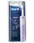 Periuță de dinți electrică OralB - D103 Pro Lilac CLC 6/21/6, mov - 2t