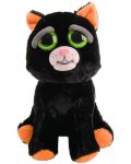 Jucarie de plus infricosatoare WMC Toys Feisty Pets - Pisica neagra - 1t