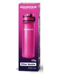 Sticlă filtrantă pentru apă Aquaphor - City, 160008, 0,5 l, roz - 2t