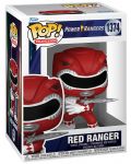 Figurină Funko POP! Television: Mighty Morphin Power Rangers - Red Ranger (30th Anniversary) #1374 - 2t