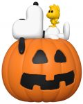 Figurină Funko POP! Deluxe: Peanuts - Snoopy & Woodstock with Pumpkin #1589 - 1t