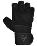 Mănuși de fitness RDX - Micro Plus, negru - 1t