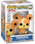 Figurină Funko POP! Games: Pokemon - Teddiursa #985 - 2t