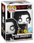 Figurină Funko POP! Movies: The Crow - Eric Draven (With Crow) (Glows in the Dark) (Special Edition) #1429 - 2t