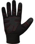 Mănuși de fitness RDX - W1 Full Finger, roșu/negru - 3t