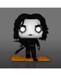 Figurină Funko POP! Movies: The Crow - Eric Draven (With Crow) (Glows in the Dark) (Special Edition) #1429 - 3t