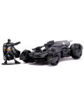 Figurina Metals Die Cast DC Comics: Justice League - Batmobile with figure - 1t