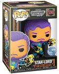 Figurină Funko POP! Marvel: Guardians of the Galaxy - Star-Lord (Blacklight) (Special Edition) #1240 - 2t