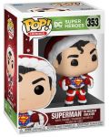Figurina Funko POP! Heroes: DC Holiday - Superman with Sweater #353 - 2t