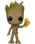 Figurina Funko Pop! Movies: Avengers Infinity War - Groot with Stormbreaker, #416 - 1t