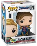 Figurina Funko POP! Marvel: Avengers Endgame - Captain Marvel with New Hair #576 - 2t