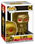 Figurina Funko Pop! Star Wars: Rise of Skywalker - C-3PO (Bobble-Head), #360 - 2t