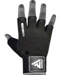 Mănuși de fitness RDX - T2 Half, negru - 2t