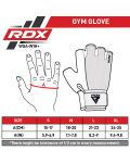Mănuși RDX Fitness - W1 Half+, violet/negru - 7t