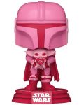 Figurina Funko POP! Valentines: Star Wars - The Mandalorian with Grogu (Special Edition) #498 - 1t