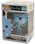 Figurina Funko POP! Animation: Rick & Morty - Hologram Rick Clone #659 - 2t