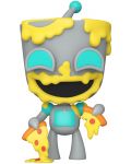 Figurină Funko POP! Television: Invader Zim - Gir Eating Pizza (Special Edition) #1332 - 1t