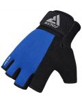 Mănuși de fitness RDX - W1 Half+, albastru/negru - 5t