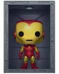 Figurina Funko POP! Deluxe: Iron Man - Hall of Armor (Model 4) (Metallic) (PX Previews Exclusive) #1036 - 1t