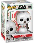 Figurina Funko POP! Movies: Star Wars - C-3PO (Holiday) #559 - 2t