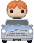Figurină Funko POP! Rides: Harry Potter - Ron Weasley in Flying Car #112 - 1t