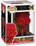 Figurina Funko Pop! Star Wars Ep 9 - Sith Jet Trooper, #318 - 2t
