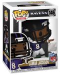 Figurina Funko POP! Sports: American Football - Lamar Jackson (Baltimore Ravens) #146 - 2t