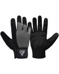 Mănuși de fitness RDX - W1 Full Finger+, gri/negru - 2t