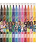 Markere Maped Barbie - 12 culori - 2t