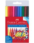Carioci Faber-Castell Grip - 10 culori - 1t
